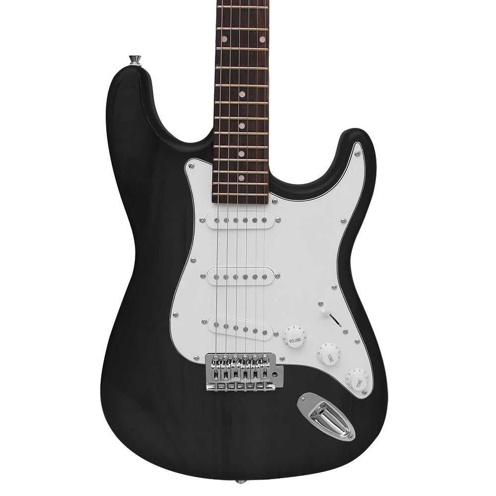 21 Frets 6 Strings ST Electric Guitar 39 Inch Black Basswood Body Maple Neck With Speaker Necessary Guitar Parts & Accessories