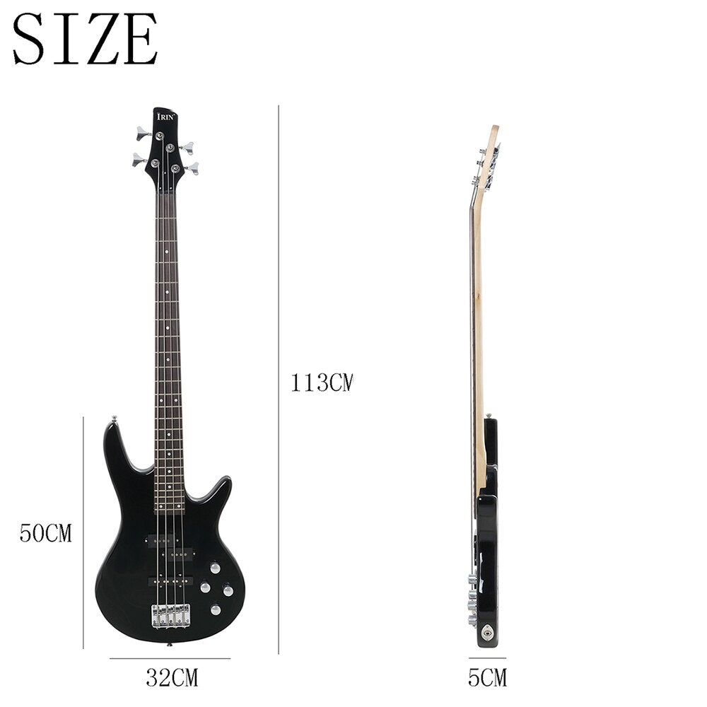 4 String Electric Bass Guitar 24 Frets Maple Body Bass Guitar Solid Wood Fingerboard Professional Stringed Musical Instrument