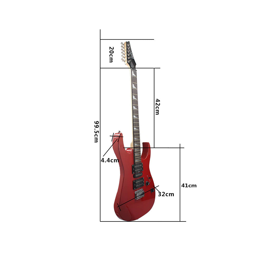 6 Strings Electric Guitar 24 Frets Maple Body Neck Electric Guitar Guitarra With Bag Amp Pick Necessary Guitar Parts Accessories