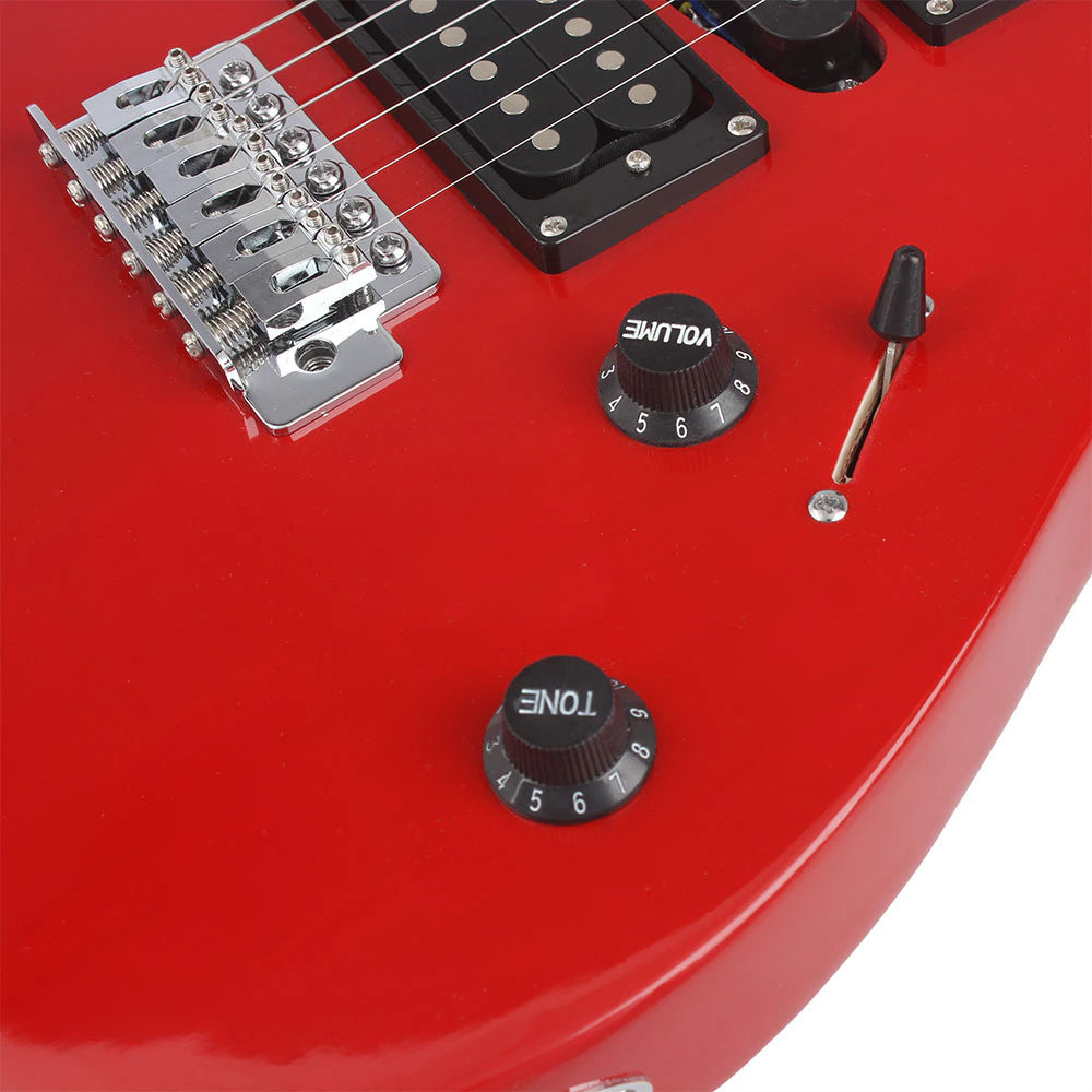 6 Strings Electric Guitar 24 Frets Maple Body Neck Electric Guitar Guitarra With Bag Amp Pick Necessary Guitar Parts Accessories
