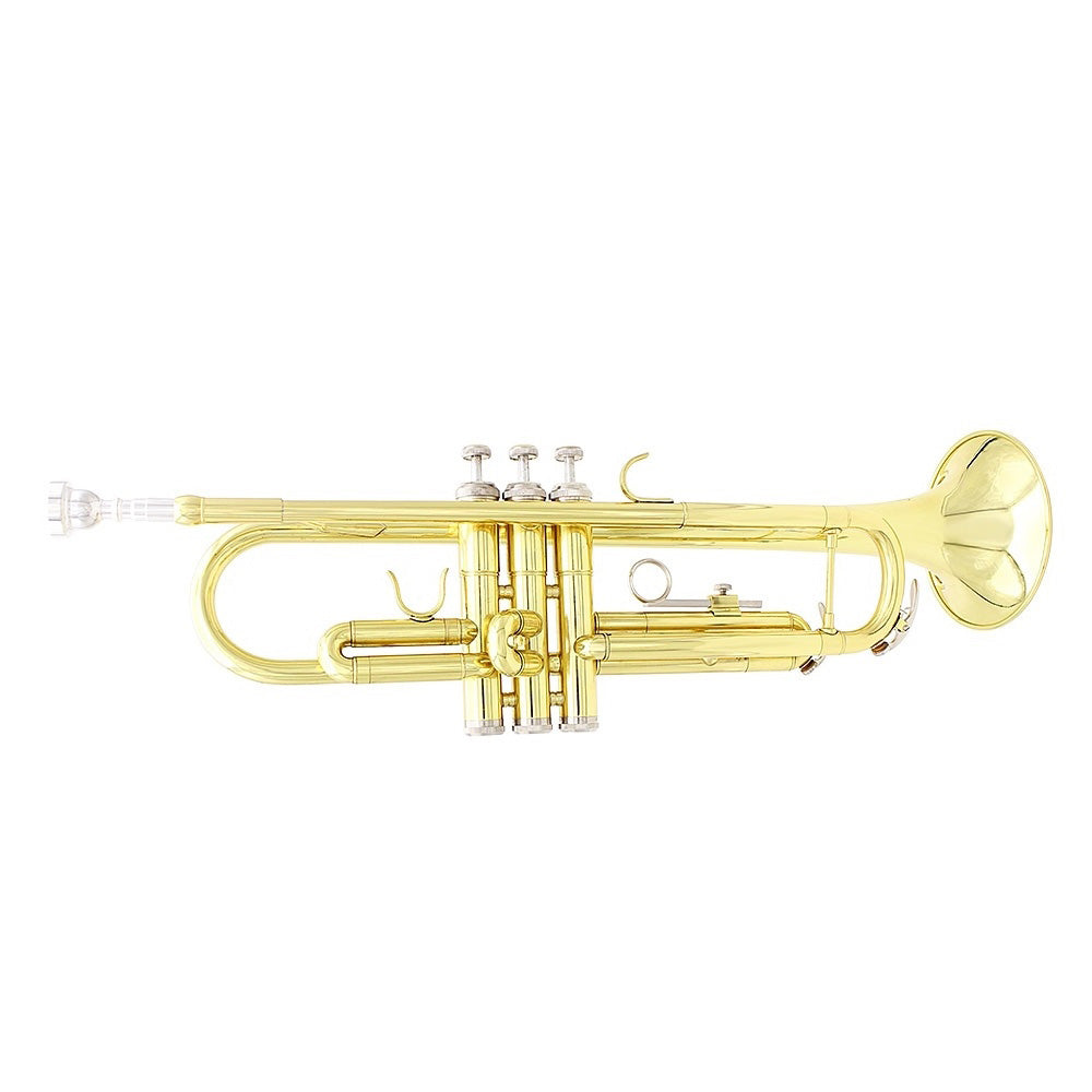 SLADE Professional Trumpet Bb B Flat Brass Instrument 2 Color Trompete With Case Strap Mouthpiece Musical Instrument Accessories