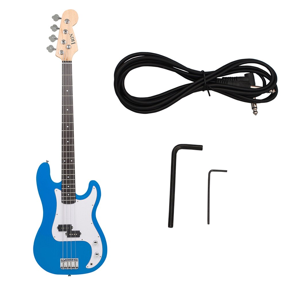 4 String Electric Bass Guitar 20 Frets Basswood Body Bass Guitar Stringed Musical Instrument With Connection Cable Wrenches
