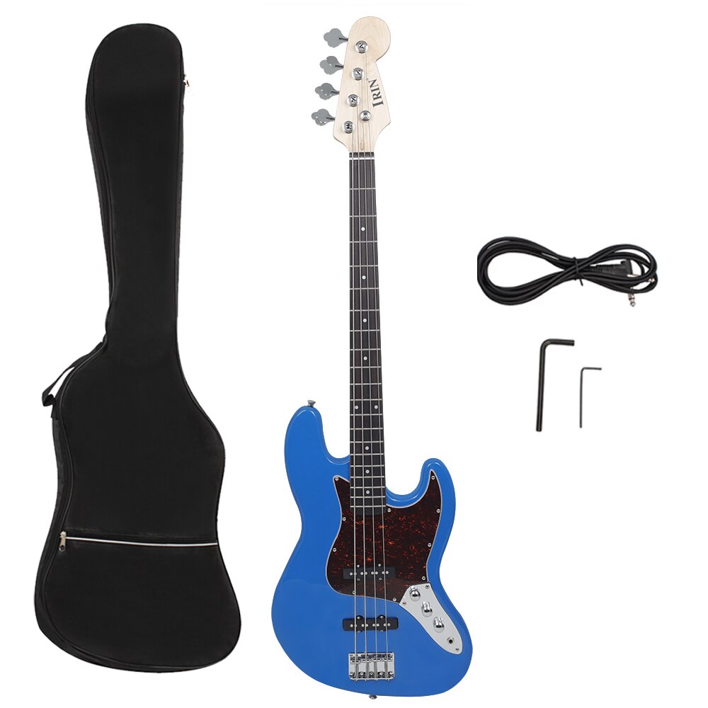 4 Strings Electric Bass Guitar 20 Frets Sapele Bass Guitar Stringed Instrument With Strings Amp Tuner Connection Cable Wrenches