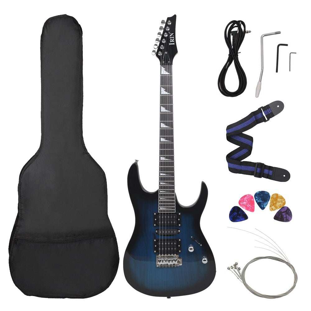 6 Strings 24 Frets Electric Guitar Maple Body Electric Guitar Guitarra With Bag Speaker Necessary Guitar Parts & Accessories