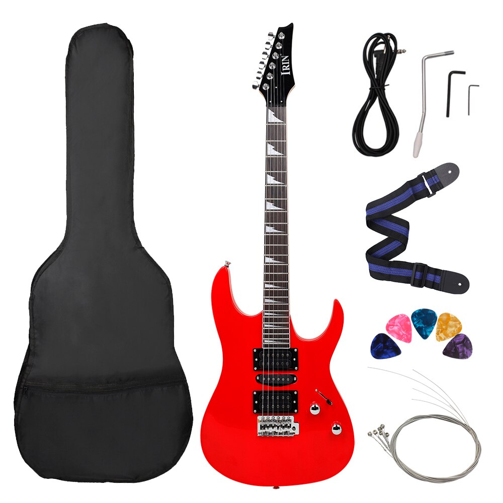6 Strings 24 Frets Electric Guitar Maple Body Electric Guitar Guitarra With Bag Speaker Necessary Guitar Parts & Accessories