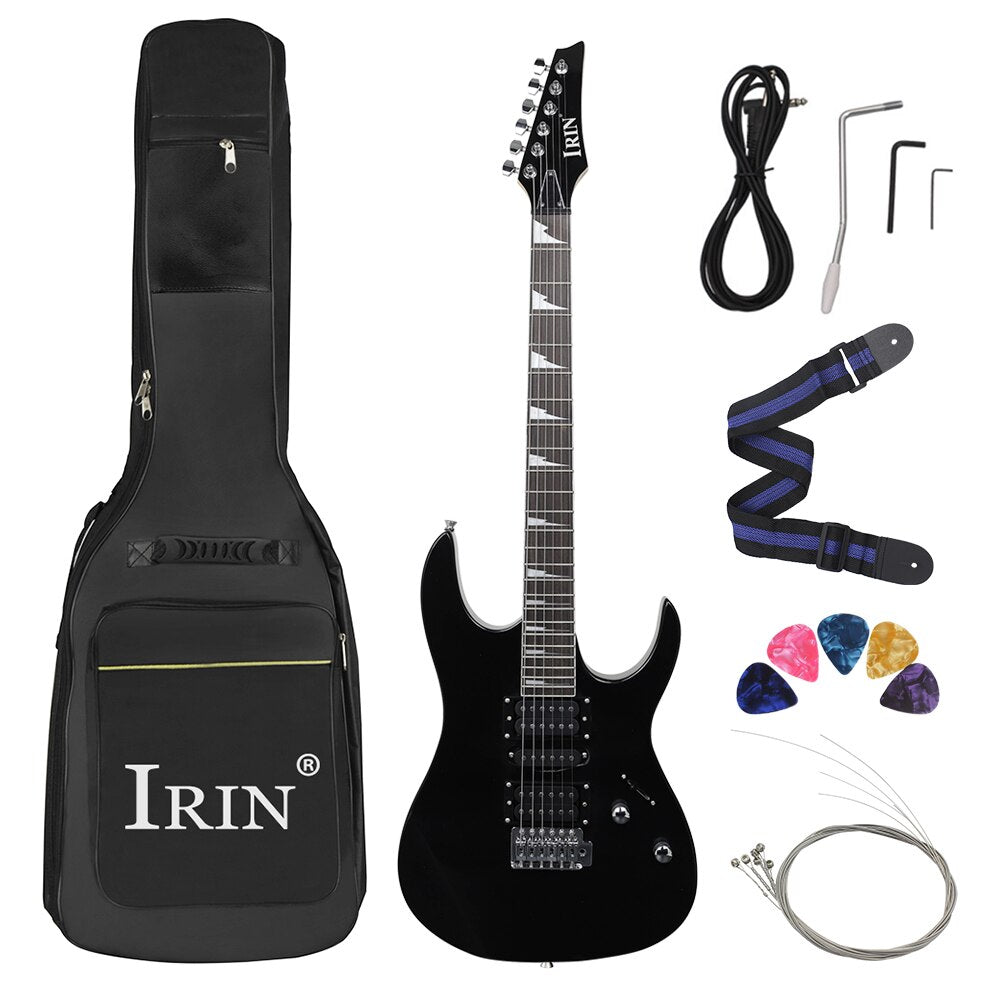 6 Strings Electric Guitar 24 Frets Maple Body Neck Electric Guitar Guitarra With Bag Amp Pick Necessary Guitar Parts Accessories