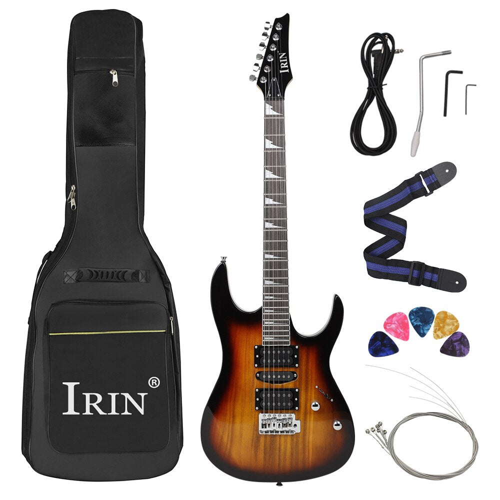 6 Strings Electric Guitar 24 Frets Maple Body Neck Electric Guitar Guitarra With Bag Amp Pick Necessary Guitar Parts Accessories