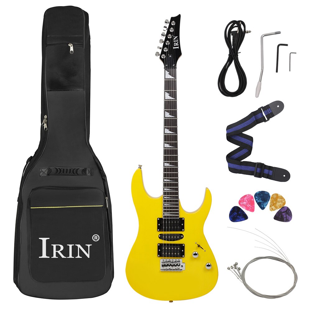 6 Strings Electric Guitar 24 Frets Maple Body Neck Electric Guitar Guitarra With Bag Amp Pick Necessary Guitar Parts Accessories