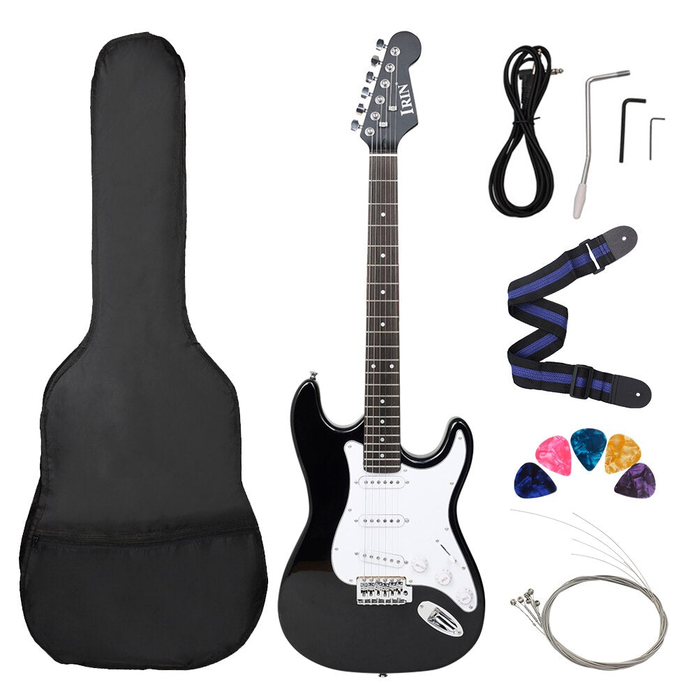 ST Electric Guitar 39 Inch 6 String 21 Frets Basswood Body Electric Guitar Guitarra With Speaker Guitar Parts & Accessories