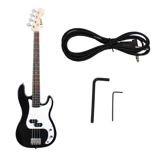 4 String Electric Bass Guitar 20 Frets Basswood Body Bass Guitar Stringed Musical Instrument With Connection Cable Wrenches