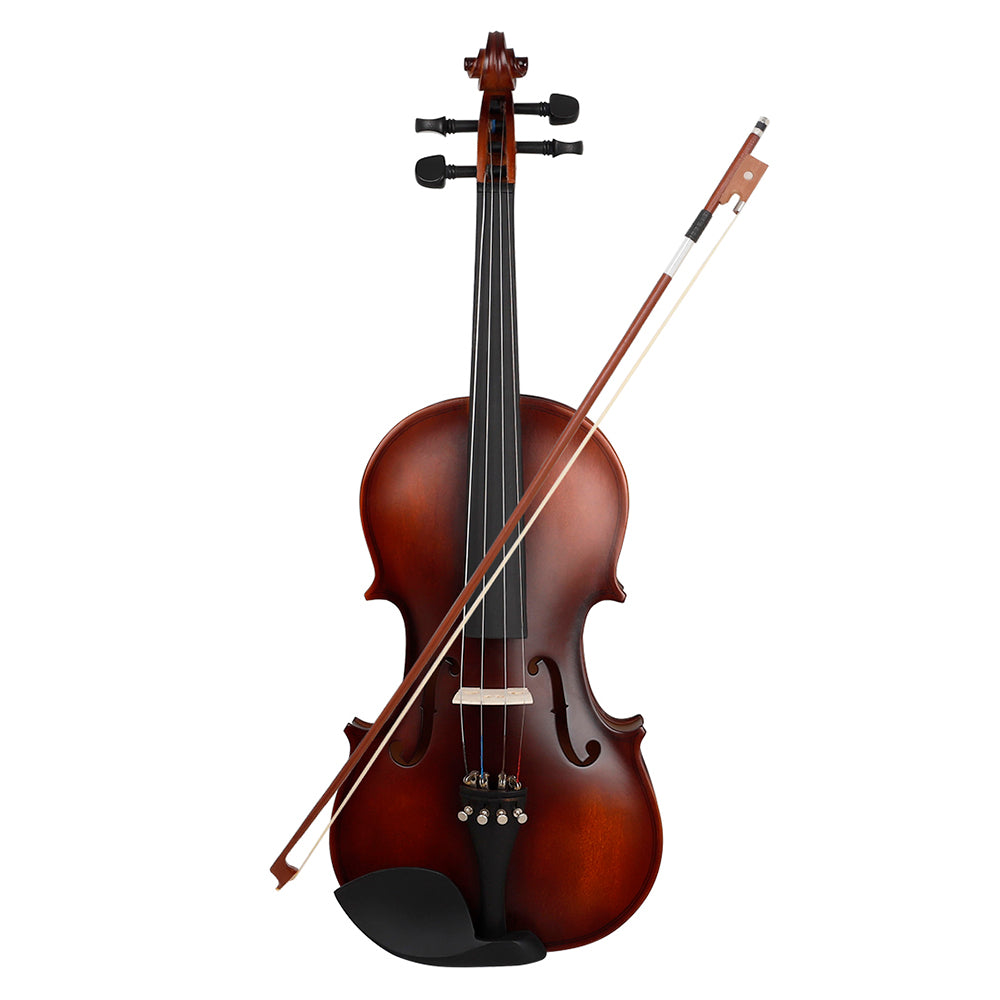 Professional 4/4 Violin Acoustic Solid Wood Retro Matte Violino Basswood Violin With Case Bow Beginners Musical Instrument Gift