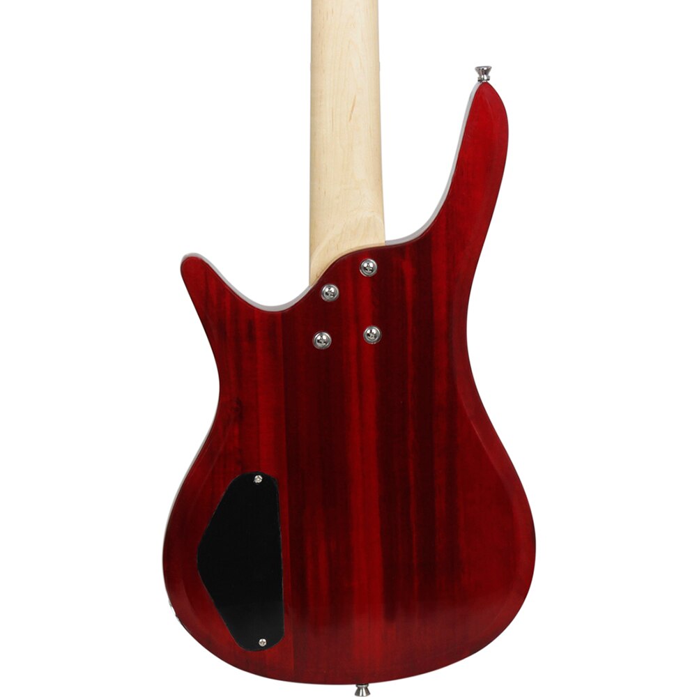 Professional 4 String Electric Bass Guitar 24 Frets Electric Bass Guitar Solid Wood Fingerboard Stringed Musical Instrument