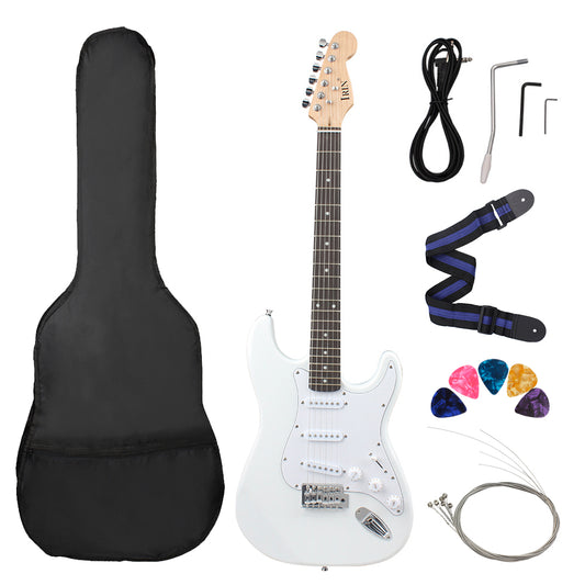 ST Electric Guitar 39 Inch 6 String 21 Frets Basswood Body Electric Guitar Guitarra With Speaker Guitar Parts & Accessories