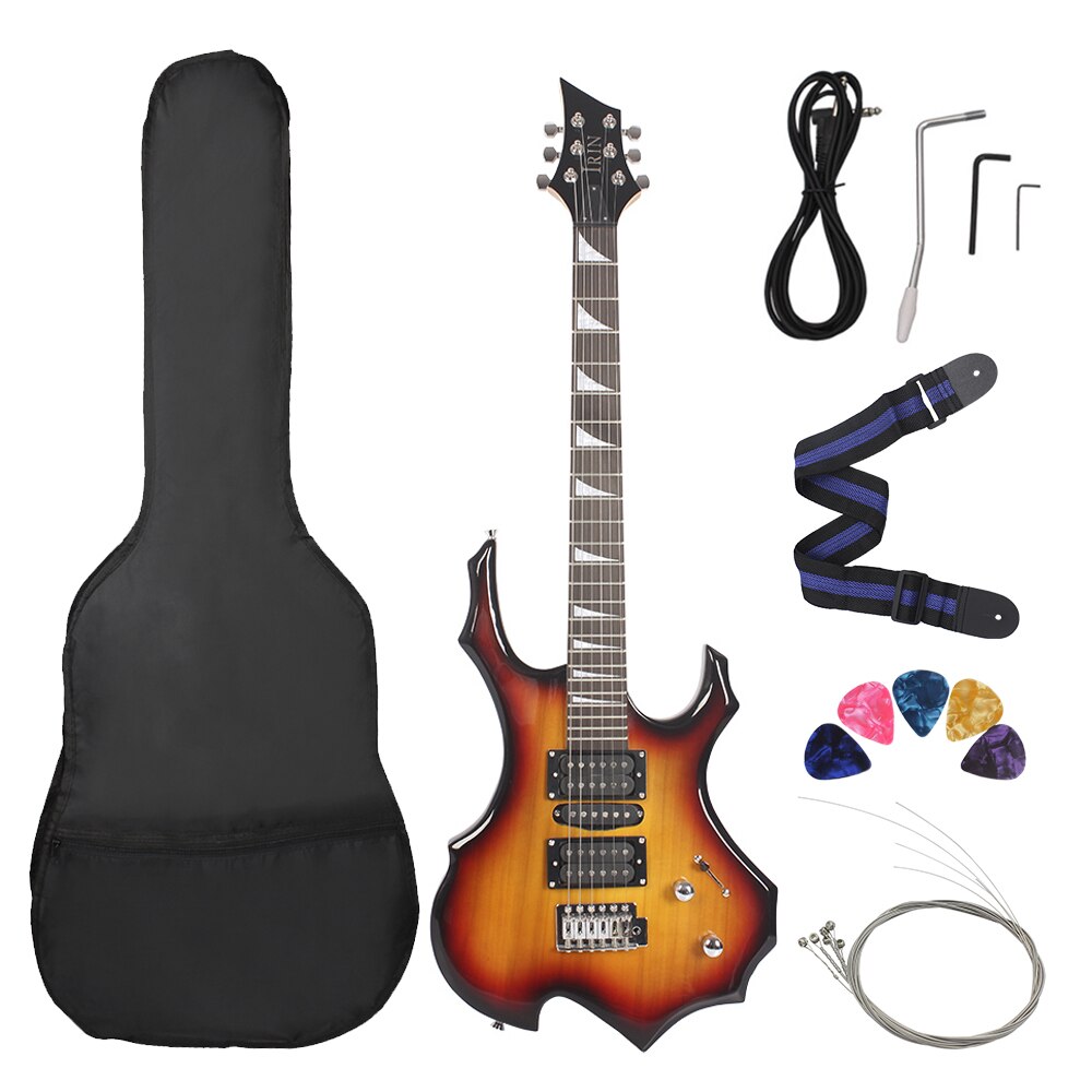 6 Strings Electric Guitar 24 Frets Maple Body Electric Guitar Guitarra With Bag Speaker Necessary Guitar Parts & Accessories