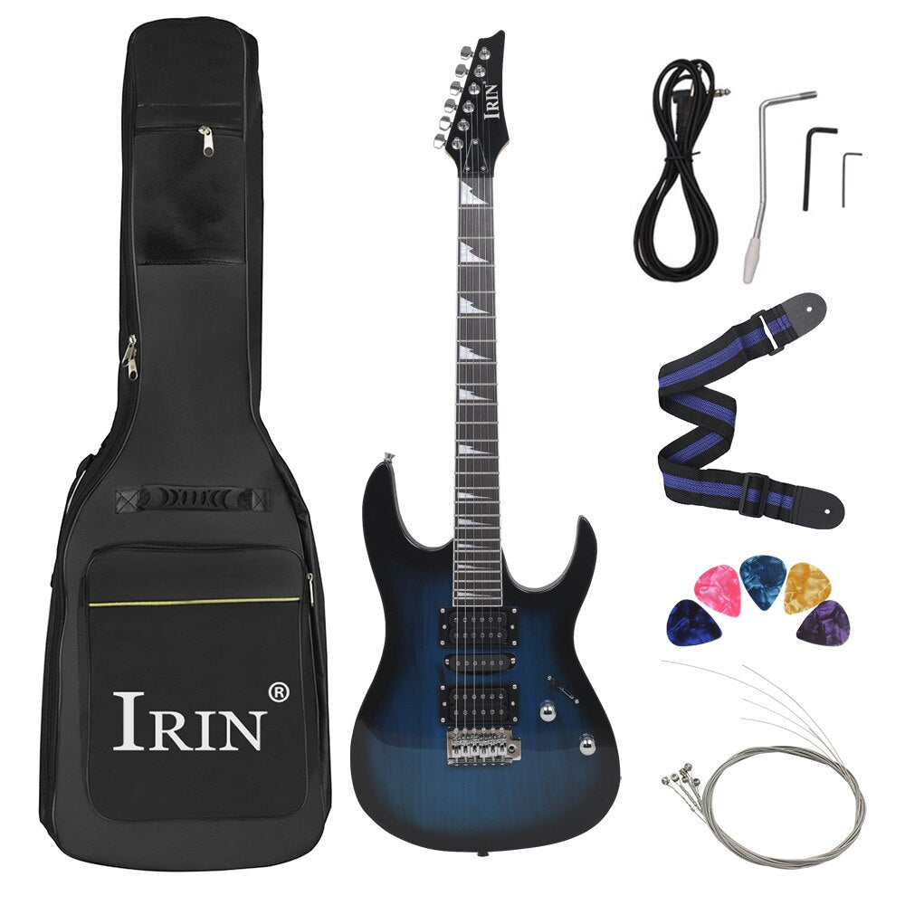 6 Strings Electric Guitar 24 Frets Maple Body Neck Electric Guitar Guitarra With Bag Amp Pick Necessary Guitar Parts Accessories