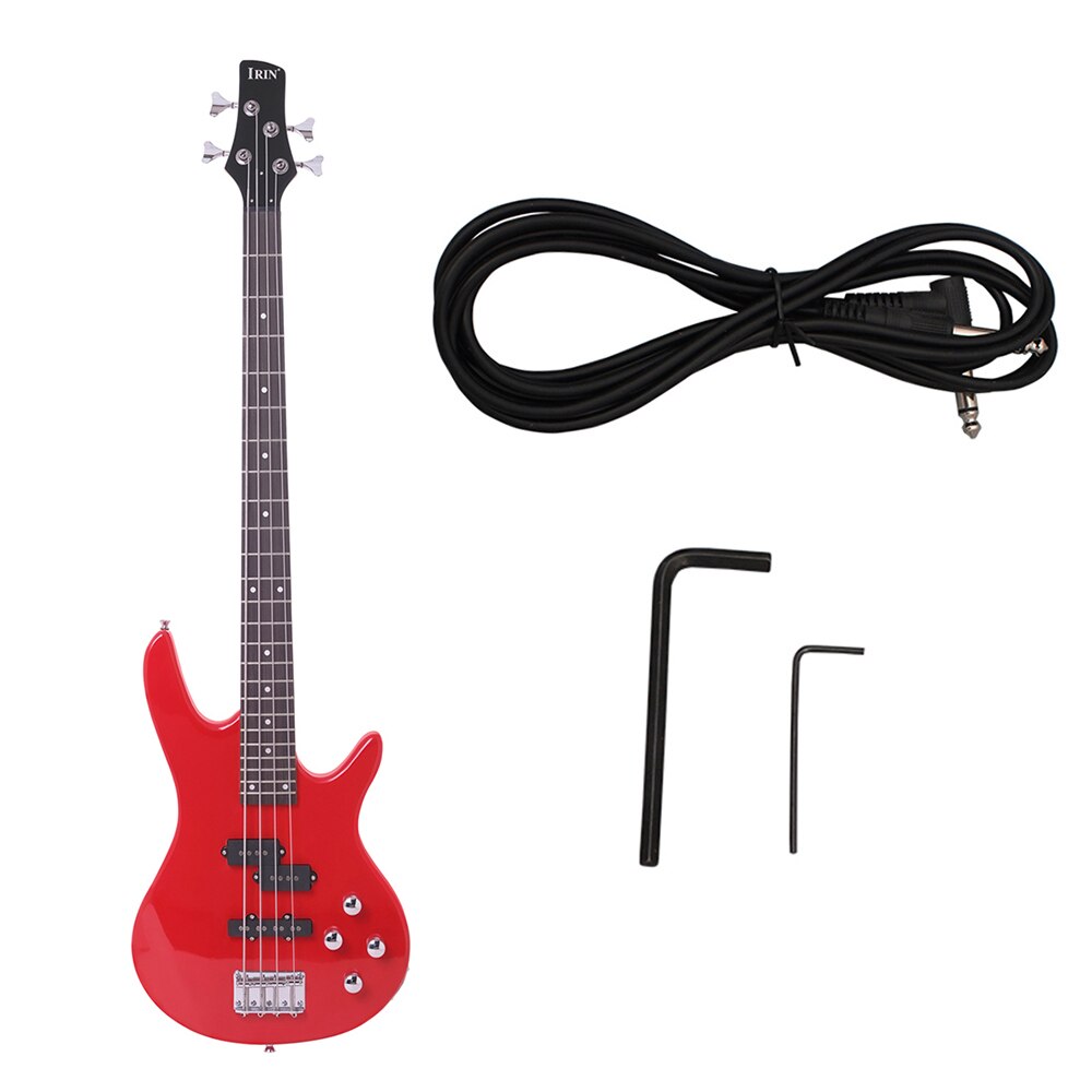 Professional 4 String Electric Bass Guitar 24 Frets Electric Bass Guitar Solid Wood Fingerboard Stringed Musical Instrument