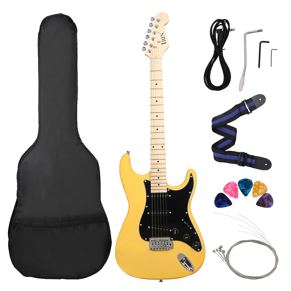 ST Electric Guitar 39 Inch 6 String 21 Frets Basswood Body Electric Guitar Guitarra With Speaker Guitar Parts & Accessories